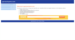 Desktop Screenshot of garraud-paris.com